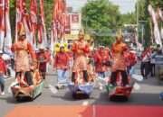 Ratusan Pelajar Meriahkan Meg Karnaval Lamongan