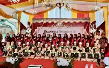 TPQ AN Nawawi Gedongan Wadungasri Gelar Khataman & Imtihan Ke-29 di Masjid Kauman Gedongan Wadungasri Waru Sidoarjo