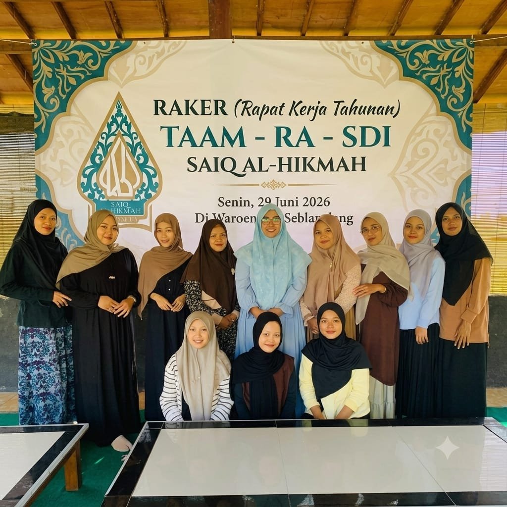 Guru dan Tenaga Pendidik Saiq Al Hikmah Raker di Waroeng Seblang